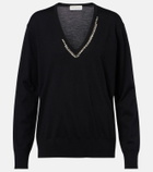 Dries Van Noten Embellished wool sweater