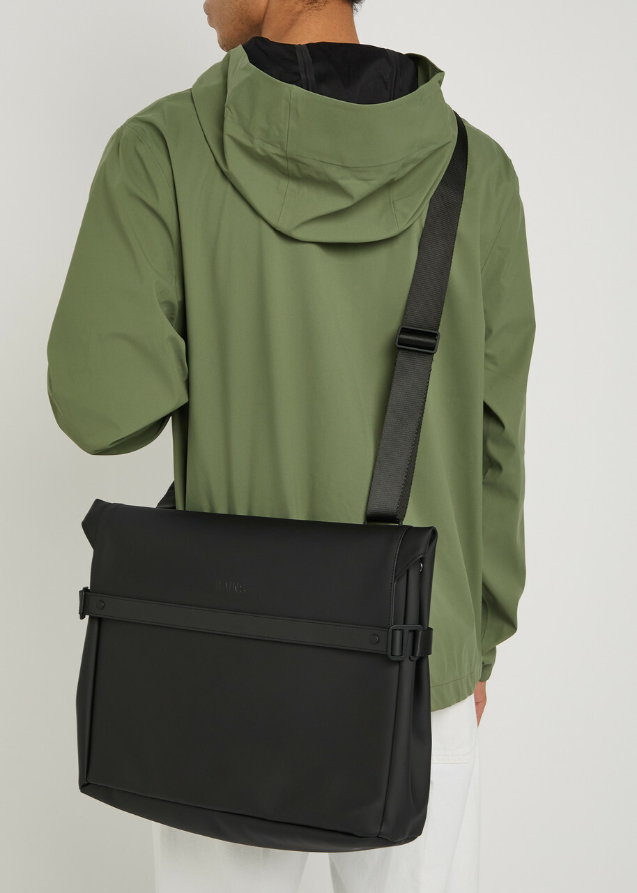 Rains Otg Waterproof Messenger bag - Black - One Size