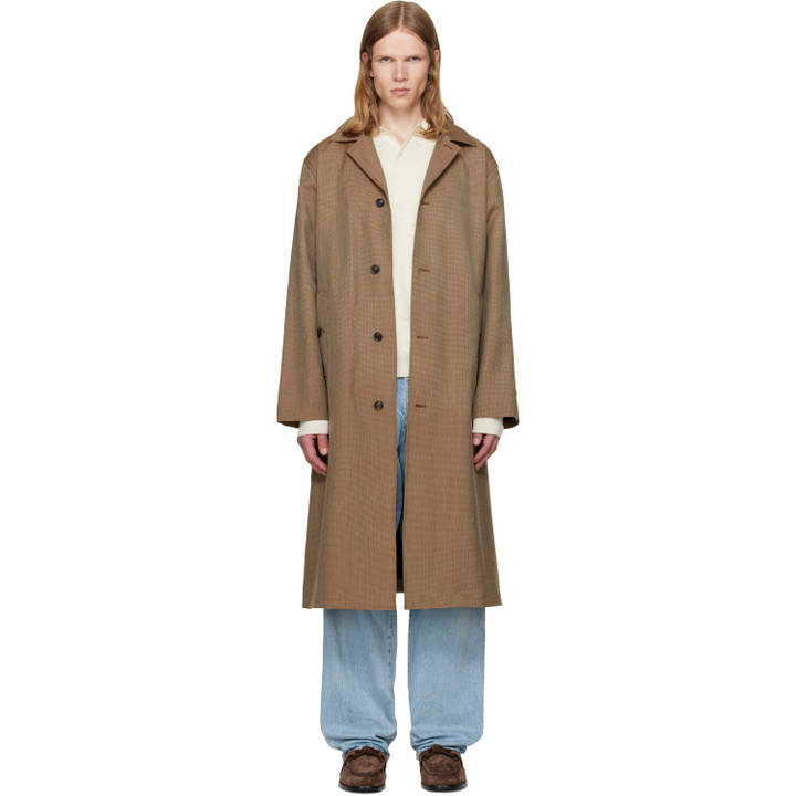Photo: vowels Beige Spit Raglan Coat