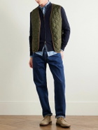 Sid Mashburn - Slim-Fit Escorial Wool Zip-Up Cardigan - Blue