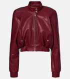 Magda Butrym Cropped leather jacket