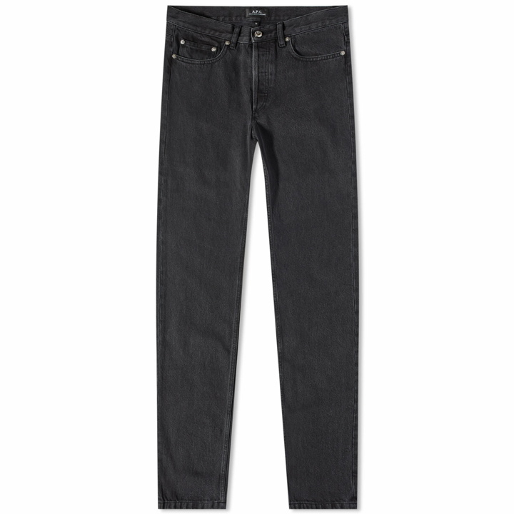 Photo: A.P.C. Men's New Standard Jean in Washed Black