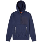 Barena Quarter Zip Popover Hoody