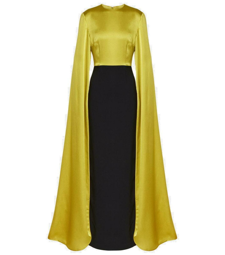 Photo: Solace London Adley crêpe gown