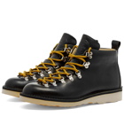 Fracap Men's M120 Natural Vibram Sole Scarponcino Boot in Black