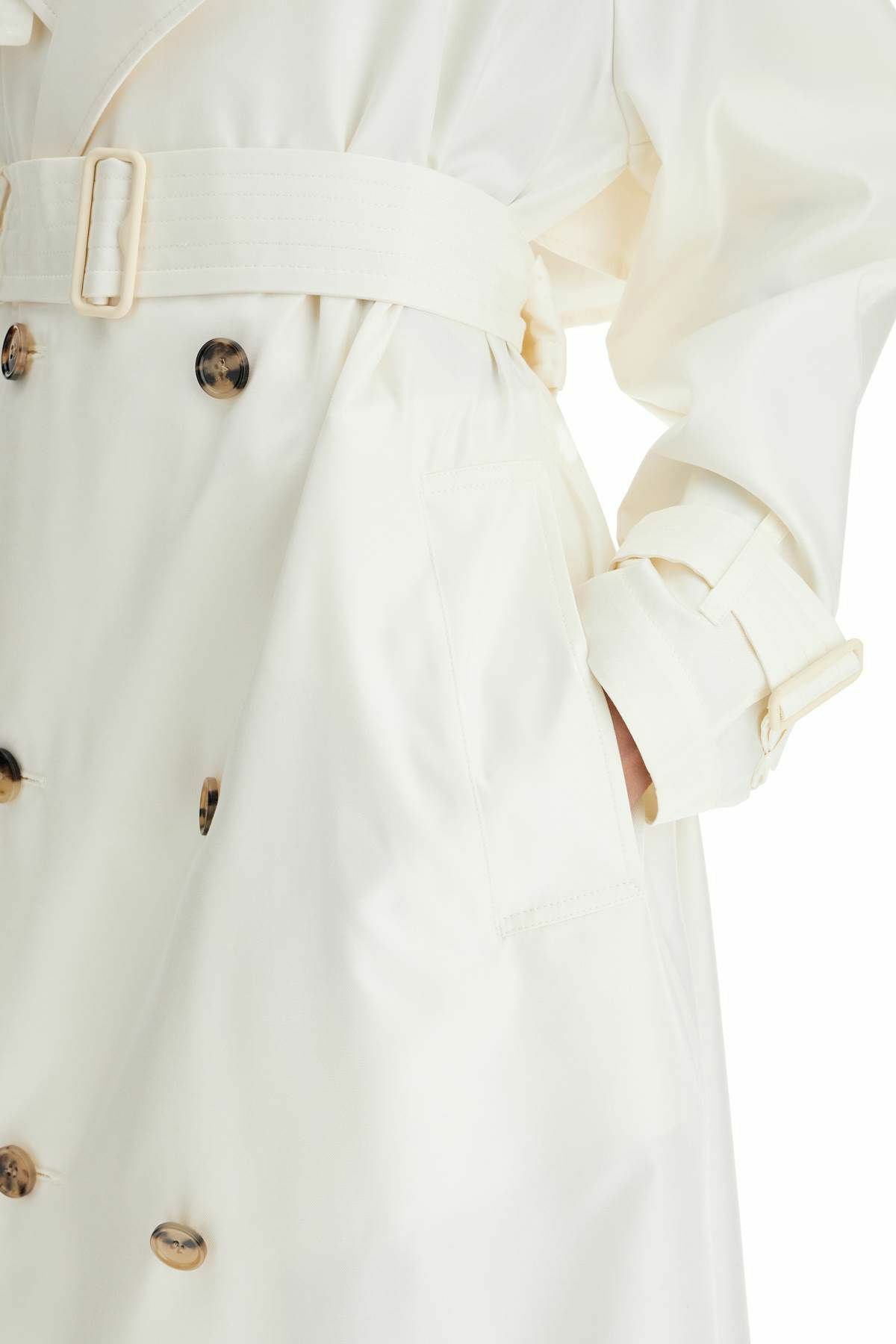 BURBERRY silk trench coat White Burberry