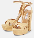 Aquazzura Sundance Plateau 140 platform sandals