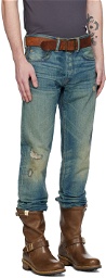 RRL Blue Selvedge Jeans