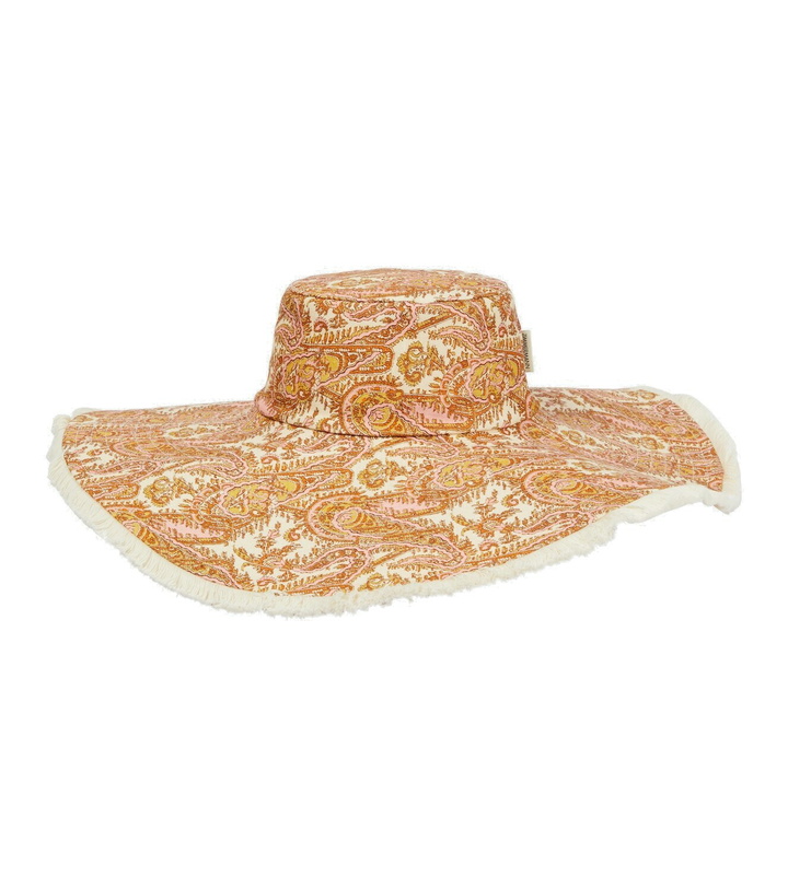 Photo: Zimmermann Paisley linen sun hat