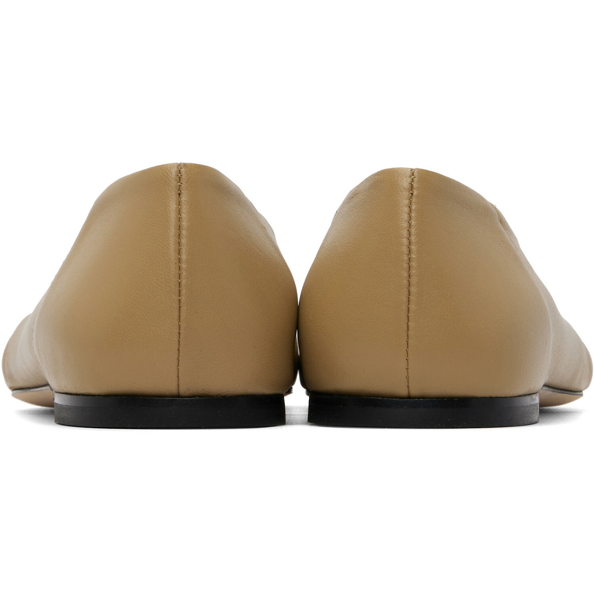 TOTEME Taupe Slip Ballerina Flats