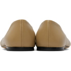 TOTEME Taupe Slip Ballerina Flats
