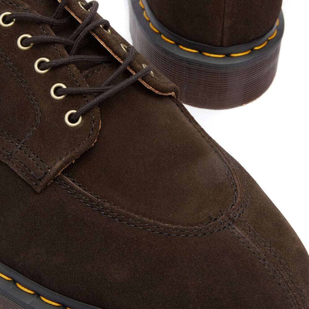 Dr. Martens Men's 2046 5-Eye Shoe in Chocolate Repello Calf Suede