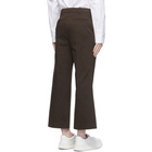 System Brown Cotton Trousers