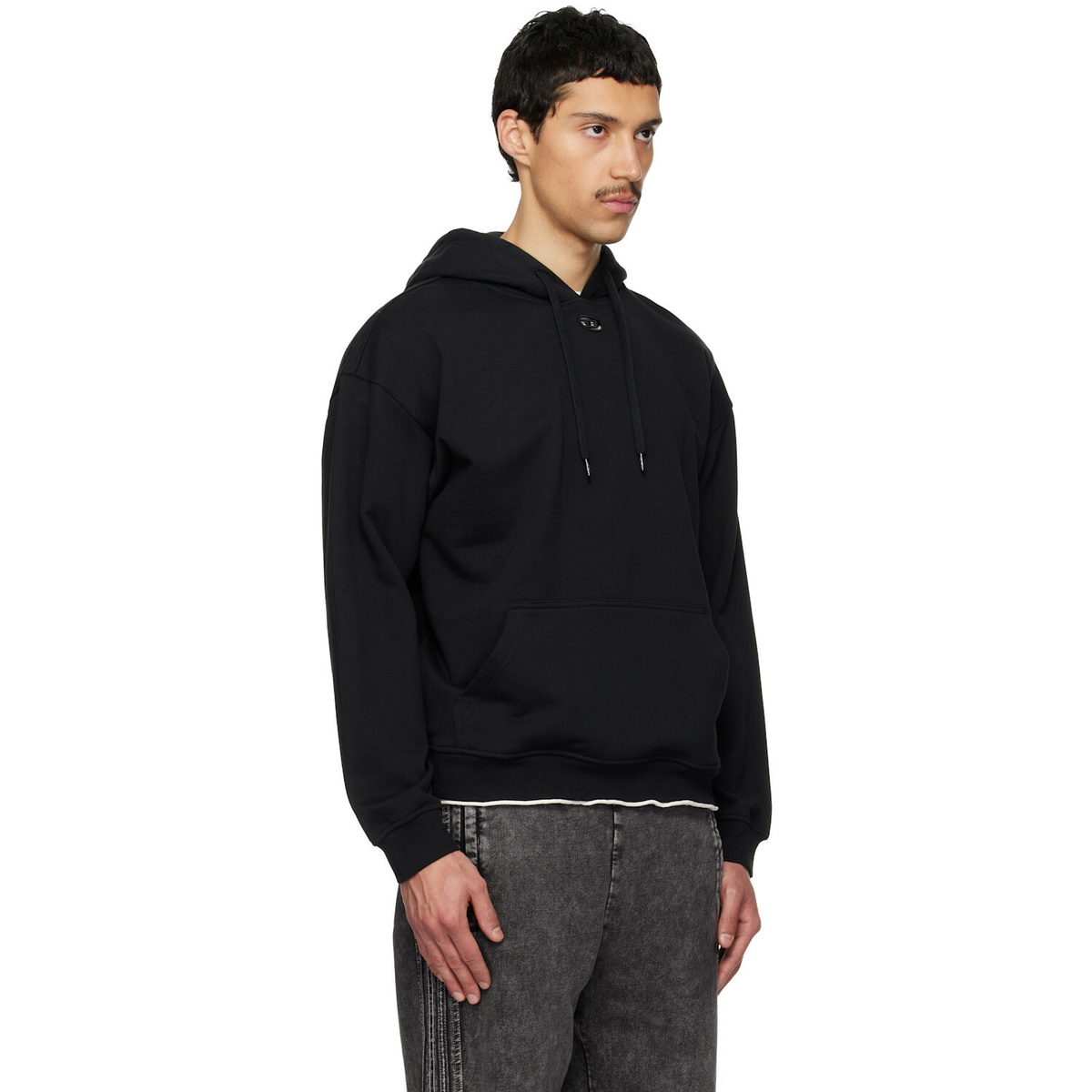 Diesel Black S-Boxt-Hood-Dco Hoodie
