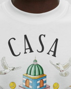 Casablanca Casa Way Printed T Shirt Blue - Mens - Shortsleeves