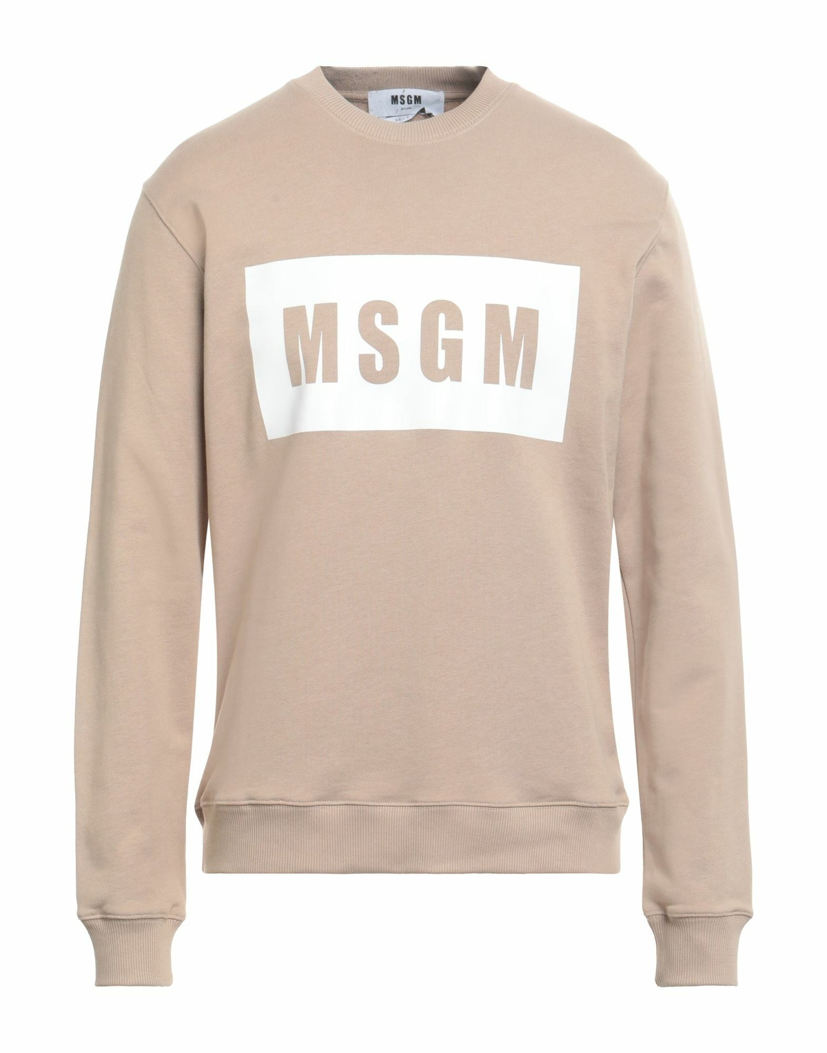 Msgm Mens Sweatshirt in Beige
