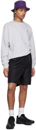 Gramicci Black Polyester Packable Shorts