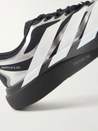 ADIDAS RUNNING - Adizero Evo SL Exo Striped Metallic Sneakers - Silver