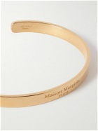 Maison Margiela - Logo-Engraved Gold-Plated Cuff - Gold