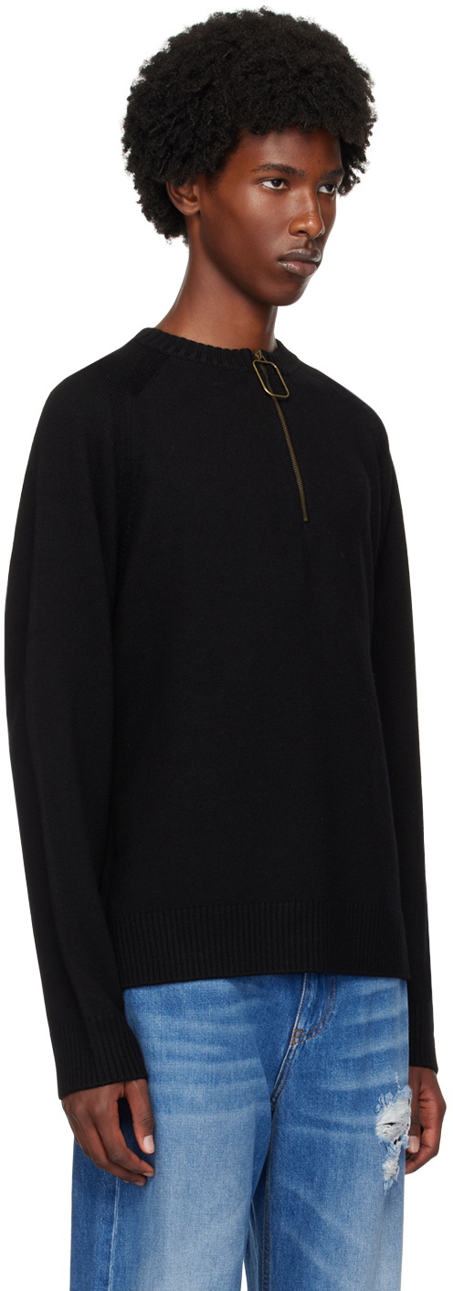 【関税込み】JW Anderson ブラック Wire Puller セーター JW Anderson Wire Puller Jumper in Black | FWRD