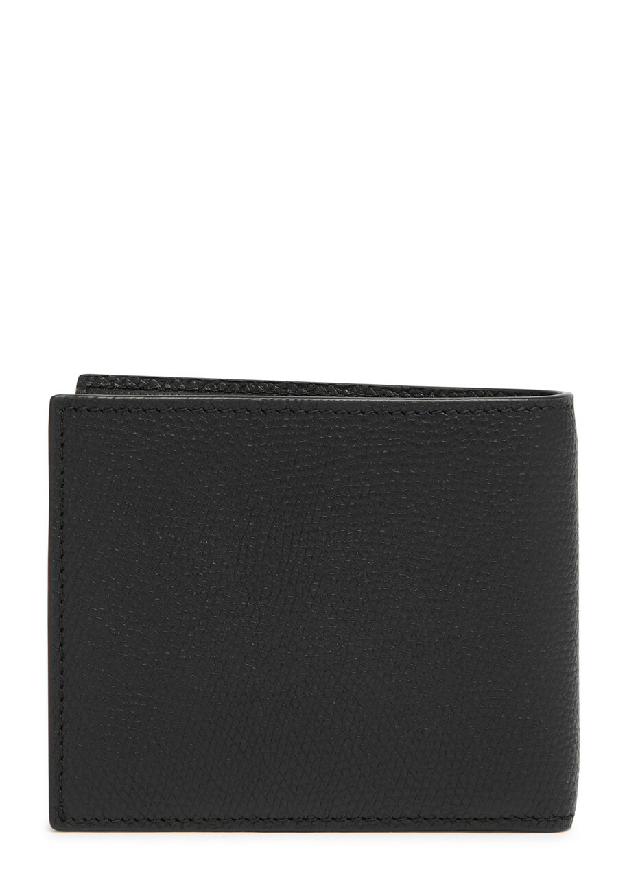 Valentino VLogo Grained Leather Wallet - Black - One Size