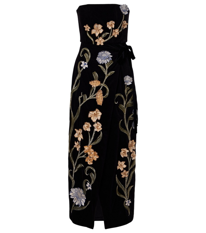 Agua by Agua Bendita Barbara Rocio embroidered midi dress Agua by Agua  Bendita