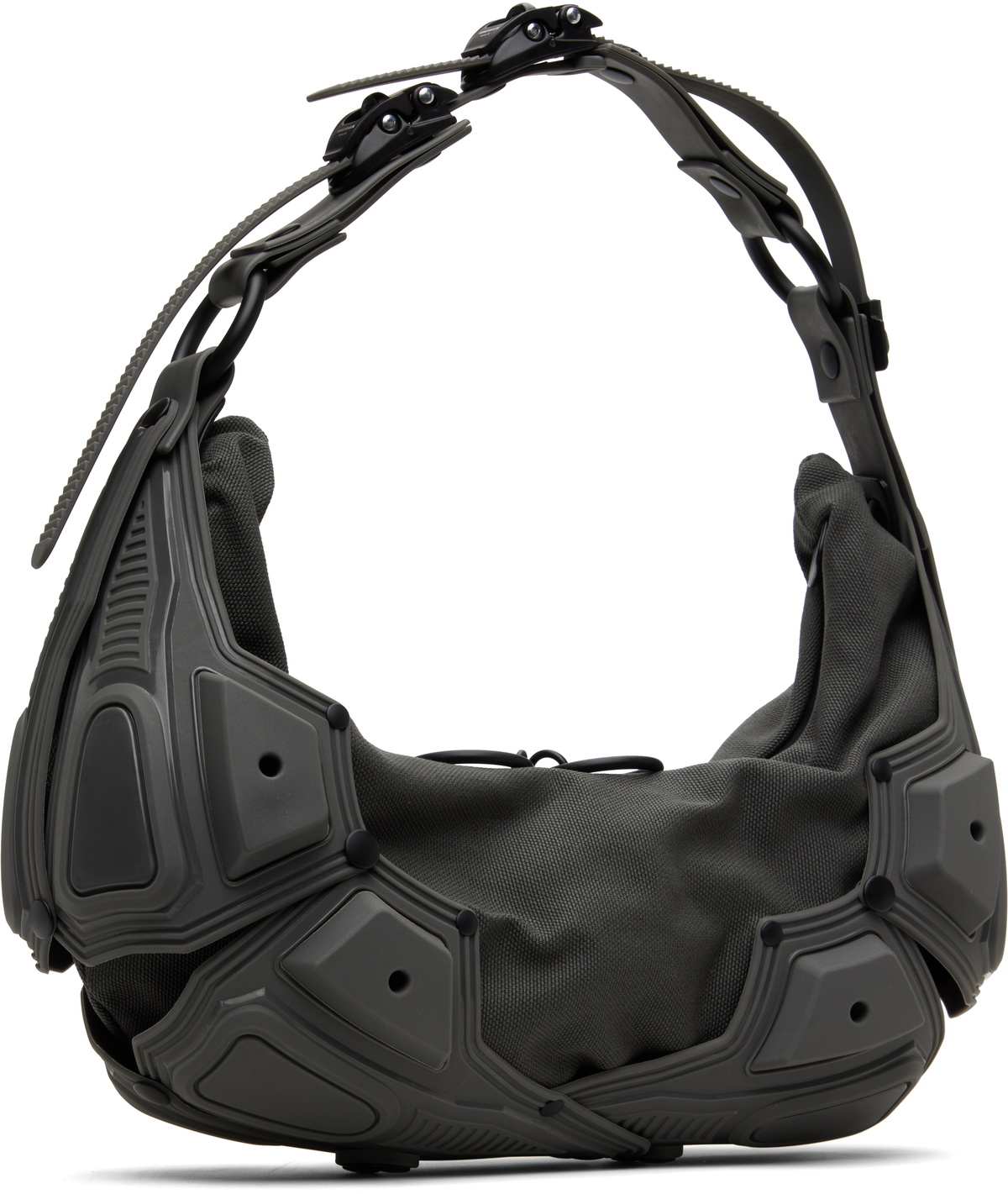 Innerraum Gray Objet M02 Small Half Moon Bag