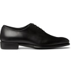 Kingsman - George Cleverley Whole-Cut Leather Oxford Shoes - Black