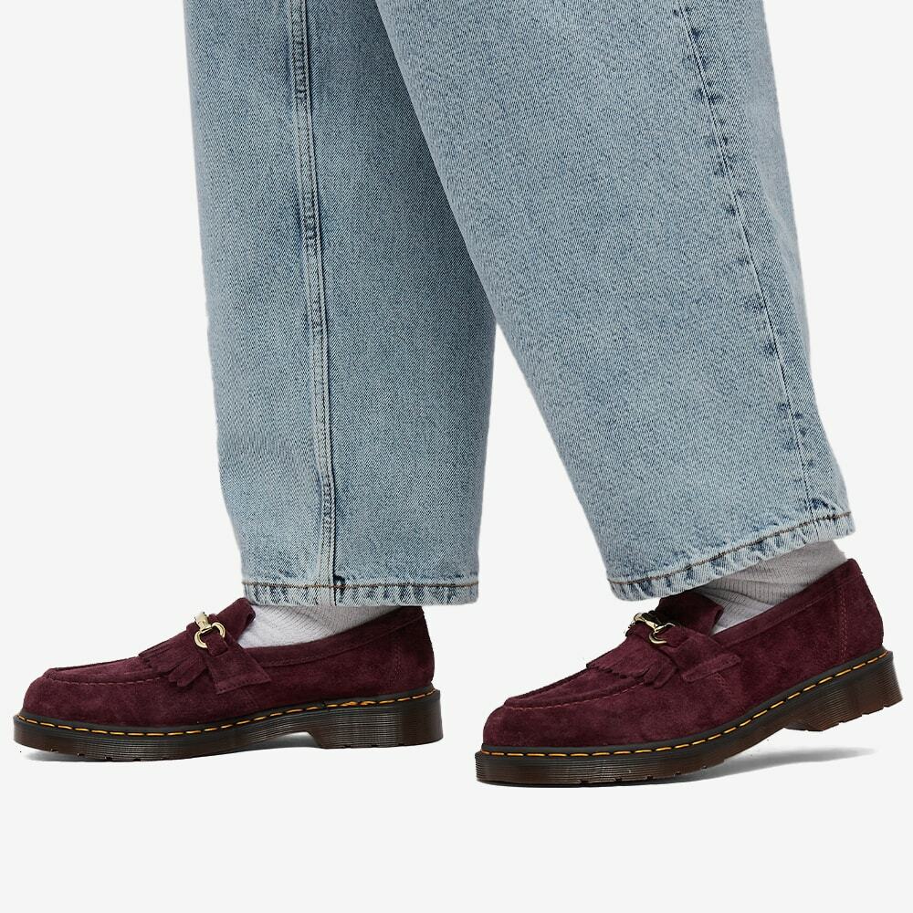 Dr. Martens Men's Snaffle Loafer in Plum Desert Oasis Suede Dr