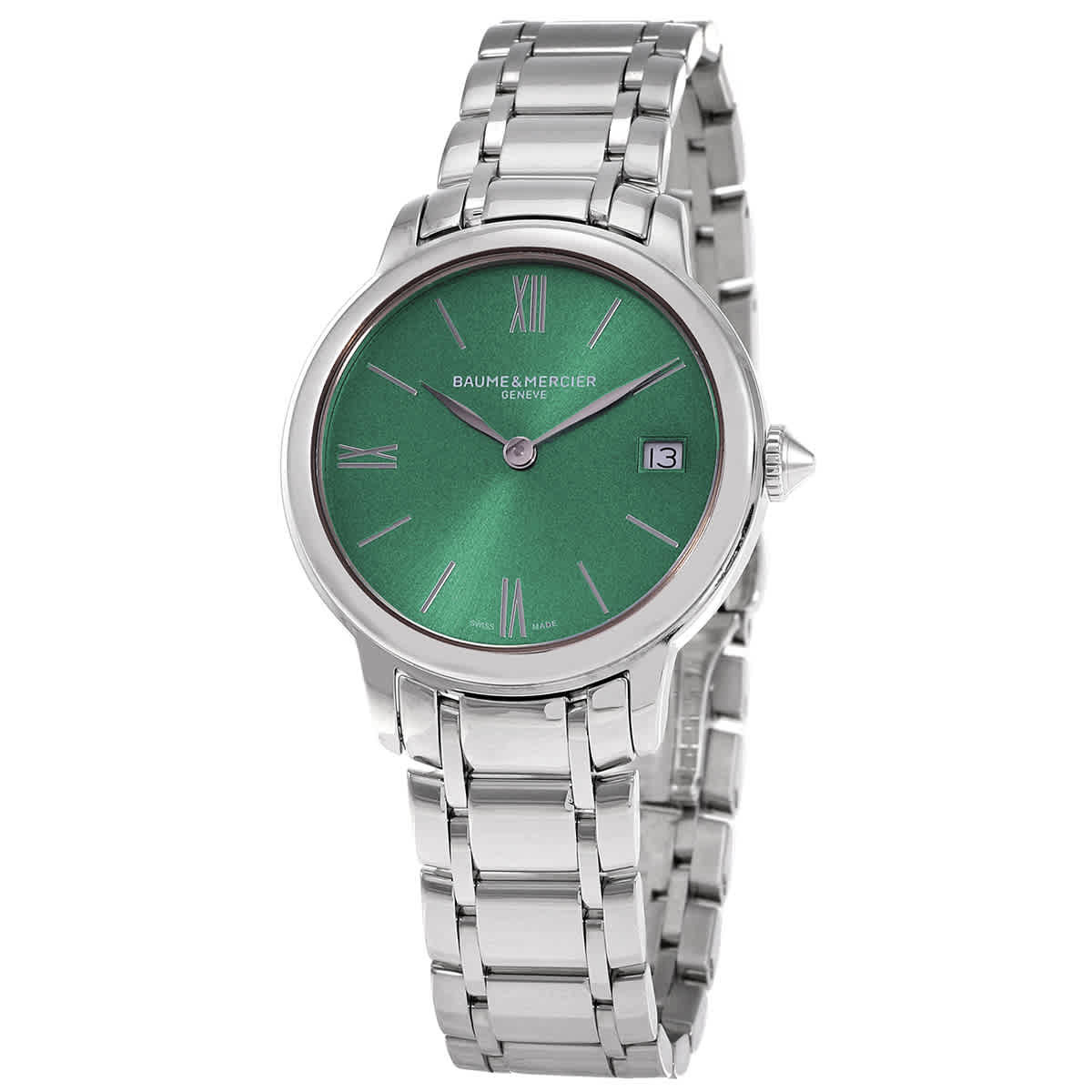 Baume et Mercier Classima Quartz Green Dial Ladies Watch M0A10609