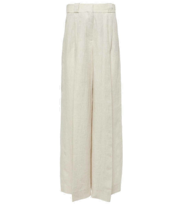 Photo: Blazé Milano Husi linen palazzo pants