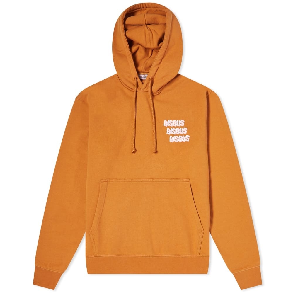 Photo: Bisous Skateboards Bisous Logo x 3 Hoody in Brown