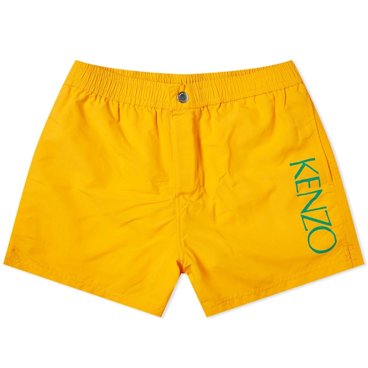 Photo: Kenzo Logo Swim Short Medium Orange