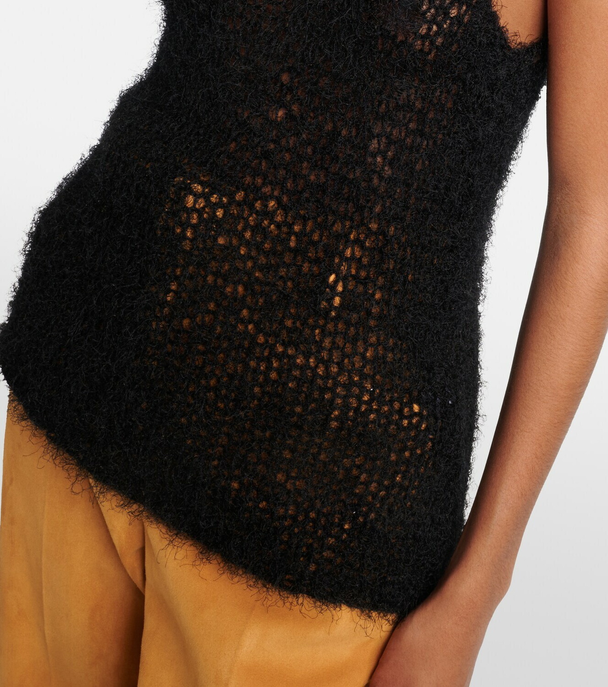 Gabriela Hearst Nur open-knit silk and cashmere tank top