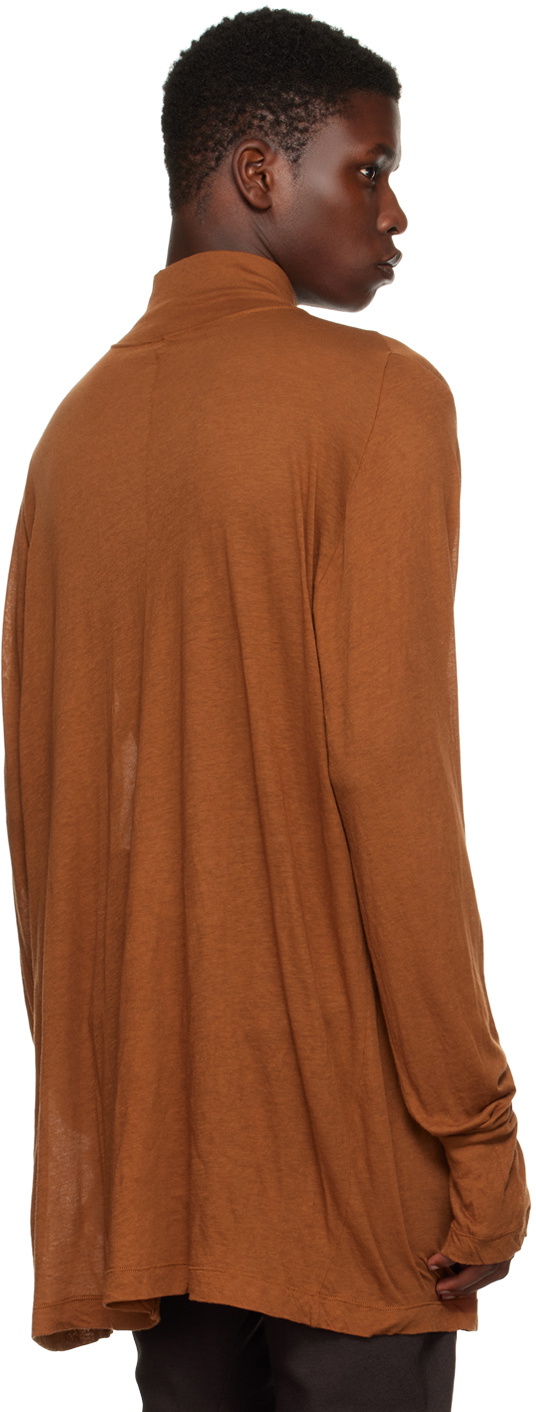 Julius Brown Tight Turtleneck