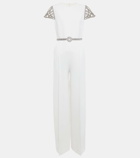 Elie Saab Crystal-embellished jumpsuit