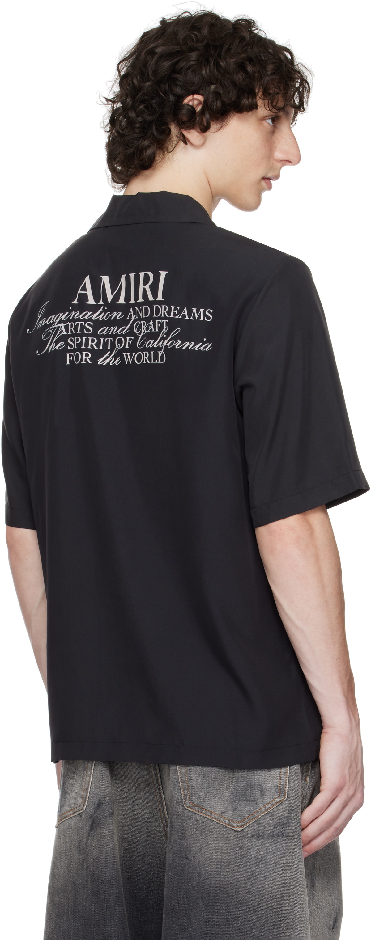 【関税込み】AMIRI ブラック Bowling Tシャツ 関税込み】AMIRI ブラック Bowling Tシャツ (AMIRI/Tシャツ