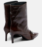 Coperni Belt leather ankle boots