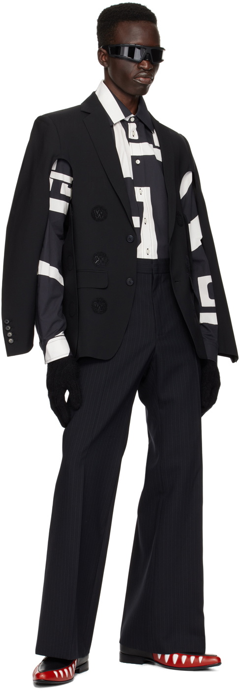 Walter Van Beirendonck Black Star Blazer