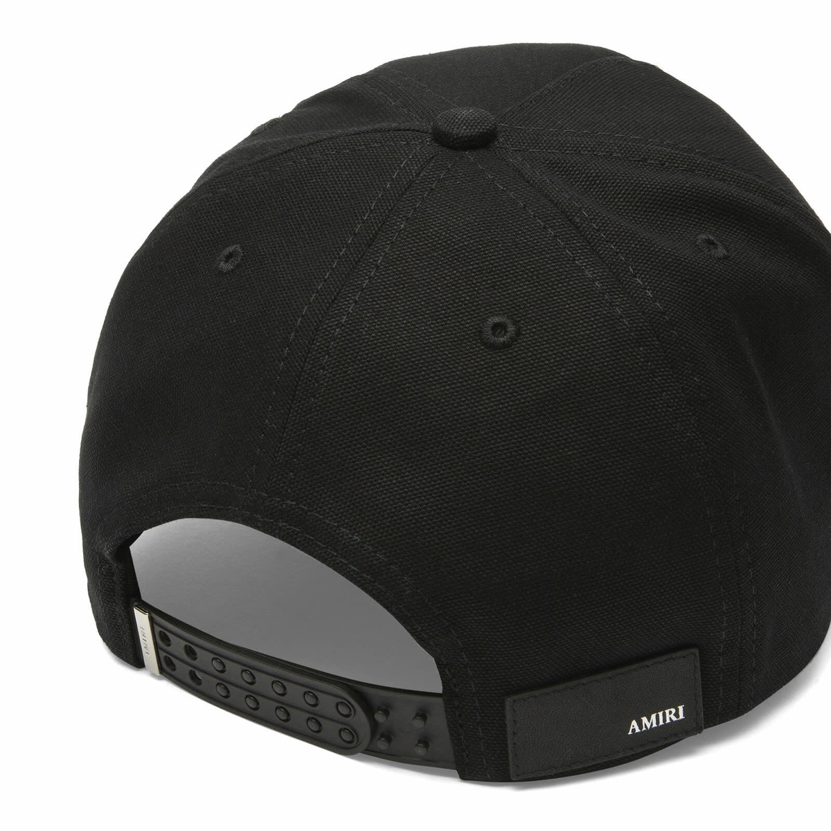 AMIRI Men's MA Outline Canvas Cap in Black Amiri
