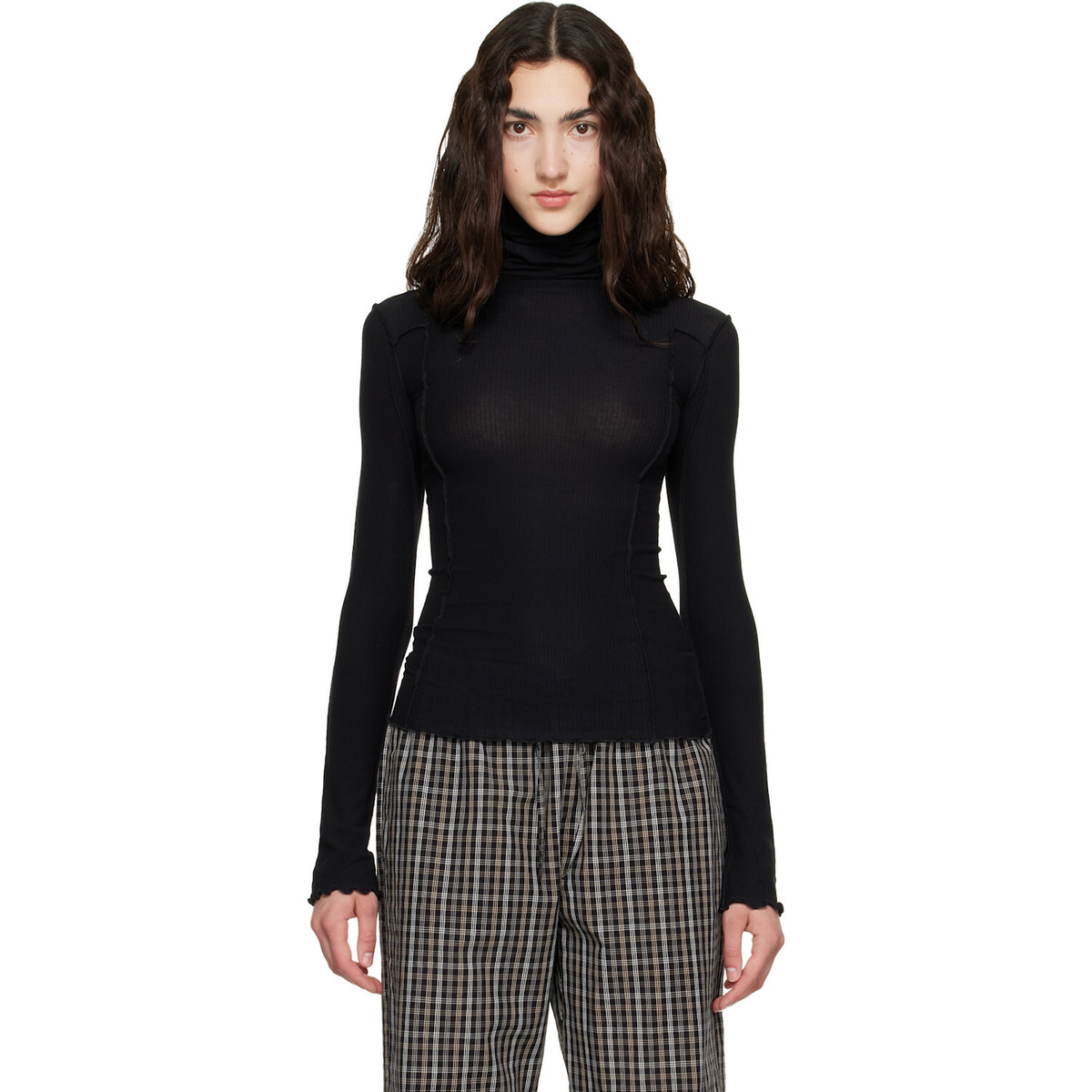 Baserange Black Omato Turtleneck