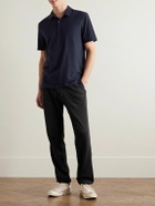 James Perse - Supima Cotton-Jersey Polo Shirt - Blue