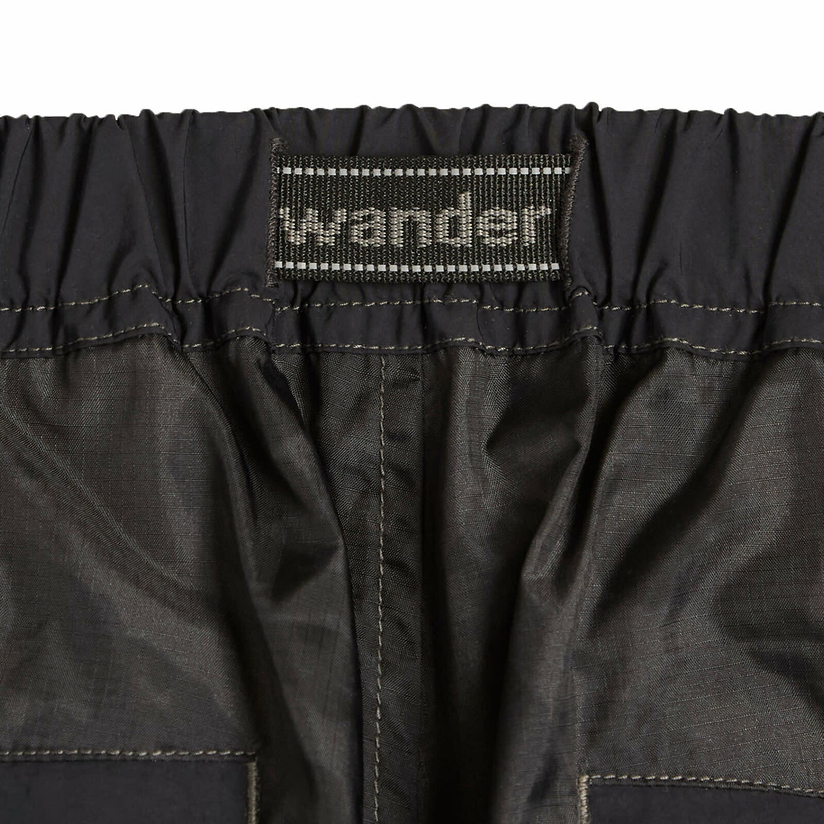 END. x and wander Nylon Print Short Pant in Charcoal