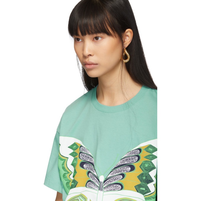 See by Chloe Blue Butterfly Print T-Shirt See by Chloe