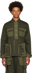 Archival Reinvent Green Detachable Sleeve Jacket