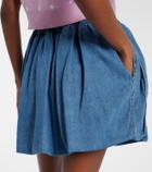 Patou Denim miniskirt