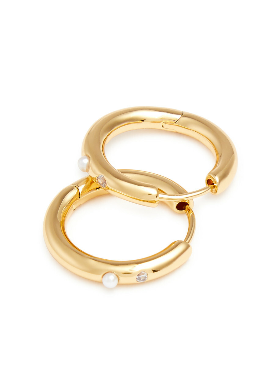 Anni LU Brigitte 18kt Gold-plated Hoop Earrings - One Size