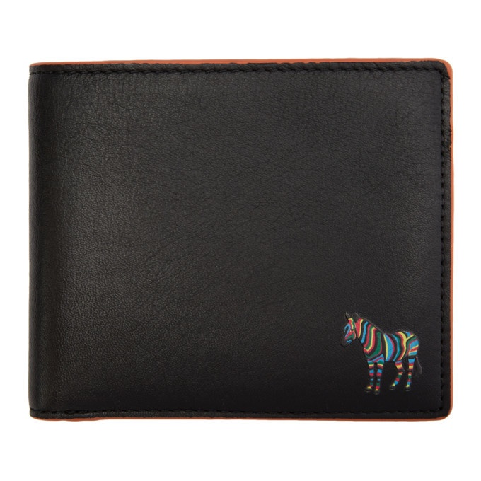 Photo: PS by Paul Smith Black and Orange Zebra Wallet