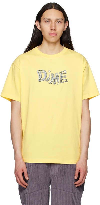 Photo: Dime Yellow Liquid Metal T-Shirt