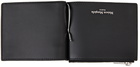 Maison Margiela Black Leather Zip Bifold Wallet